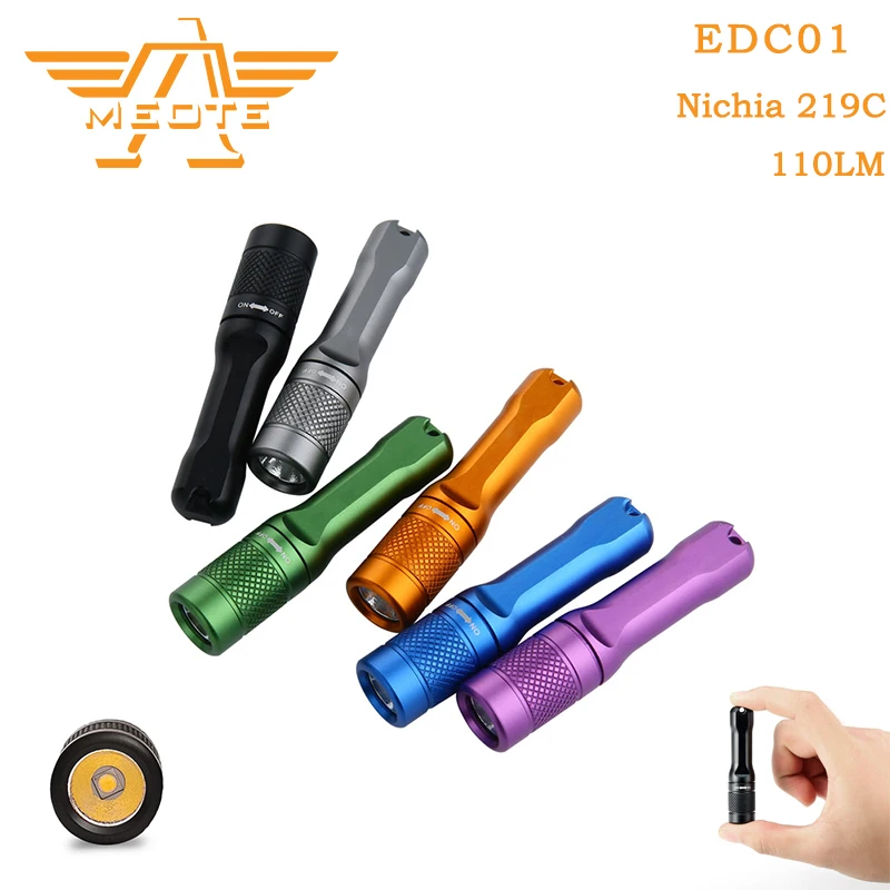 MATEMINCO A01 Nichia 219C 110LM AAA Mini IPX8 Waterproof Keychain EDC LED Flashlight Lantern For Self Defense Camping Searching