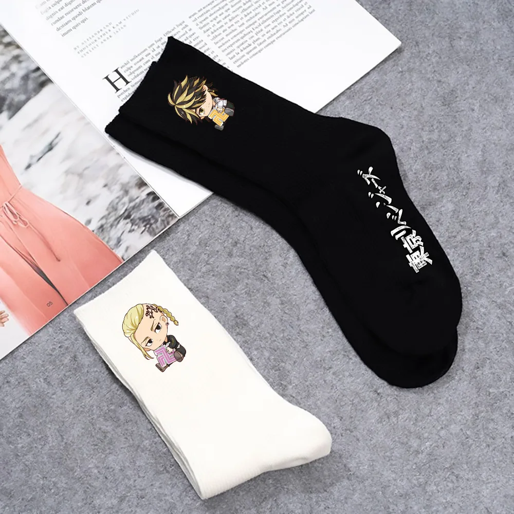 New Hot Sockings Anime Tokyo Avengers Cosplay Superhero Personality trend ship socks cartoon men women socks gift prop