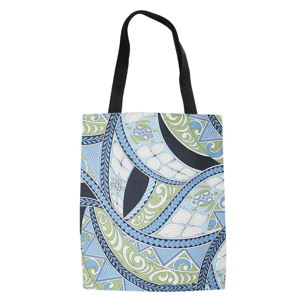 Patrón Tribal maorí para mujer, bolso de playa de gran capacidad con patrón de pintura de tatuaje, Canva, de uso diario, personalizado