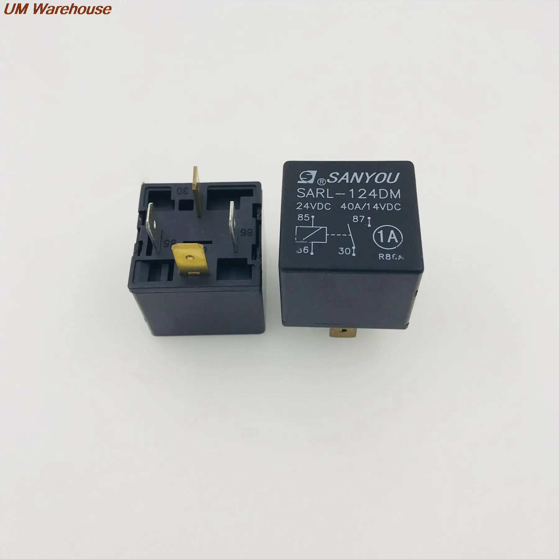 

SARL-124DM 24VDC 4pin 40A 14VDC relays