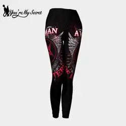 [You're My Secret] NEW Supernatural Leggings Women Pencil Pants Gothic Leggins Fitness Workout Ouiji Wing Long Pants