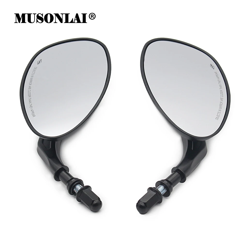 Universal 8mm Motorcycle Mirrors Motorbike Rearview Side Mirrors for Harley Sportster XL883 XL1200 Road King Dyna FXDF FLSTF