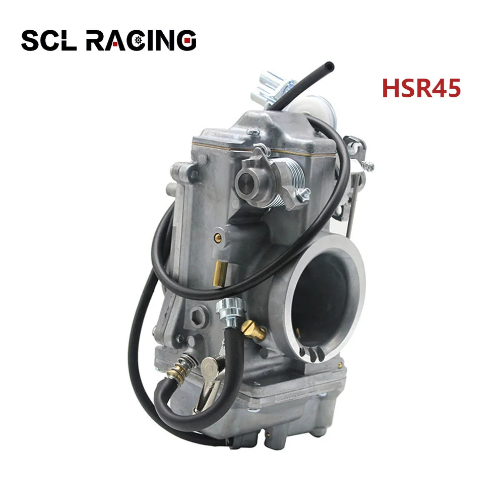 Alconstar Motorcycle Motorbike Carburetor Carb Replace For Mikun Model Carburador HSR45 TM45 45mm For HARLEY FL FLH FLHRS VRSC