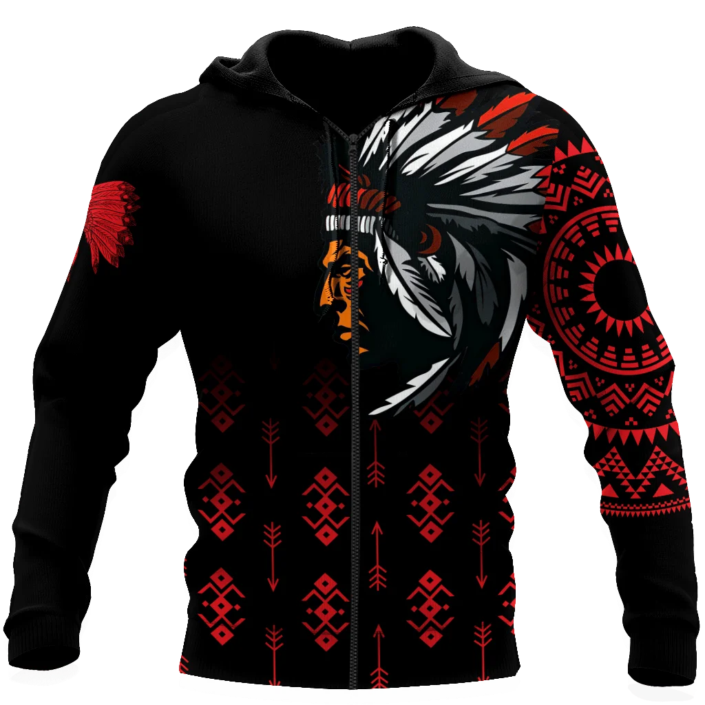 PLstar Cosmos Newest 3Dprinted Native Pattern Culture Cheif Harajuku Premium Streetwear Unique Unisex Hoodies/Sweatshirt/Zip -10