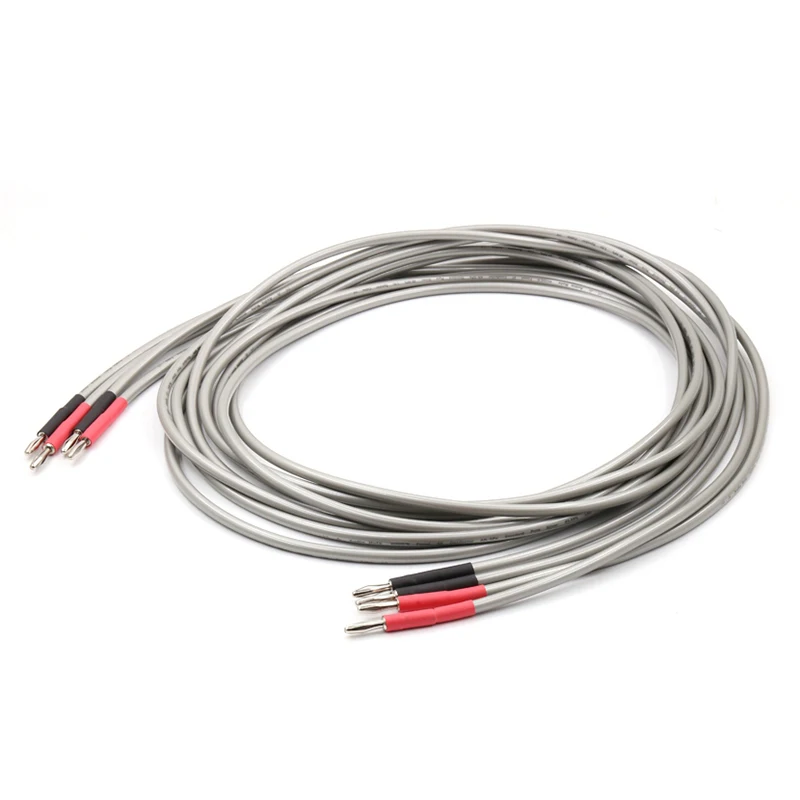 New Pair of Audio Annotation Speaker Cable Audio Annotation AN-SPXII Banana Terminal Speaker Cable