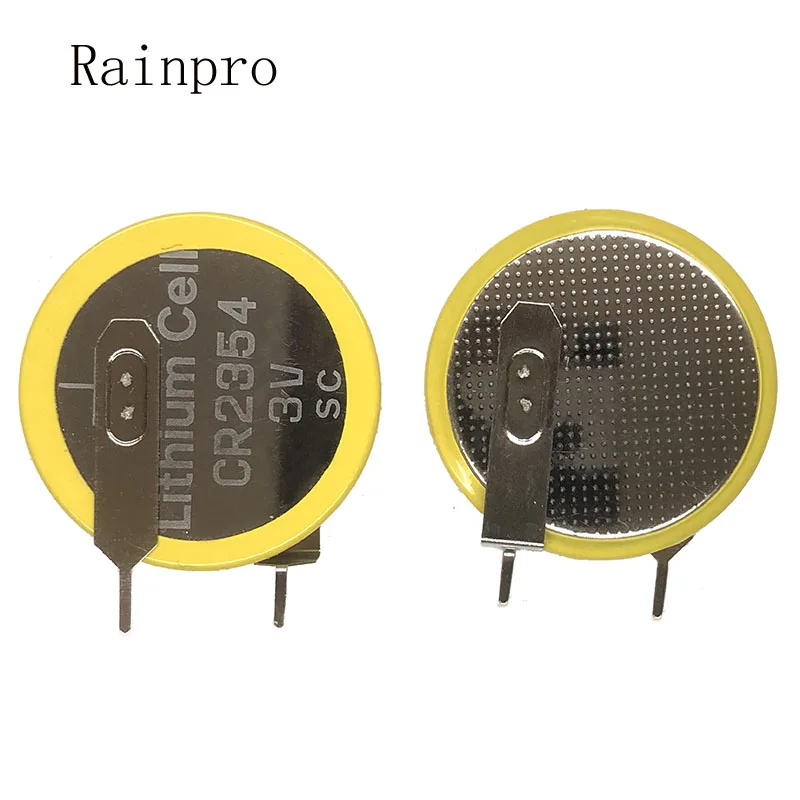 2 sztuk/partia 3V CR2354 przycisk baterii ze stopą lutowniczą 2354 baterii 3V baterii łatka lutowane stóp