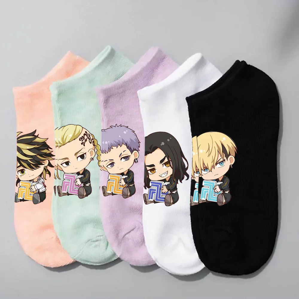 Anime Socks Tokyo Avengers Decoration Comfortable Cosplay superhero Christmas School Sockings Prop