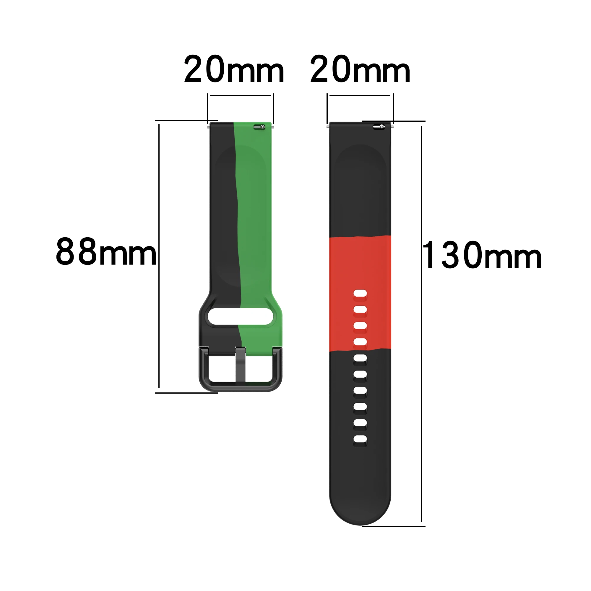 สายรัดข้อมือสำหรับ Samsung Galaxy Watch4/Watch4คลาสสิก42 46มม.ซิลิโคนสายคล้องคอ