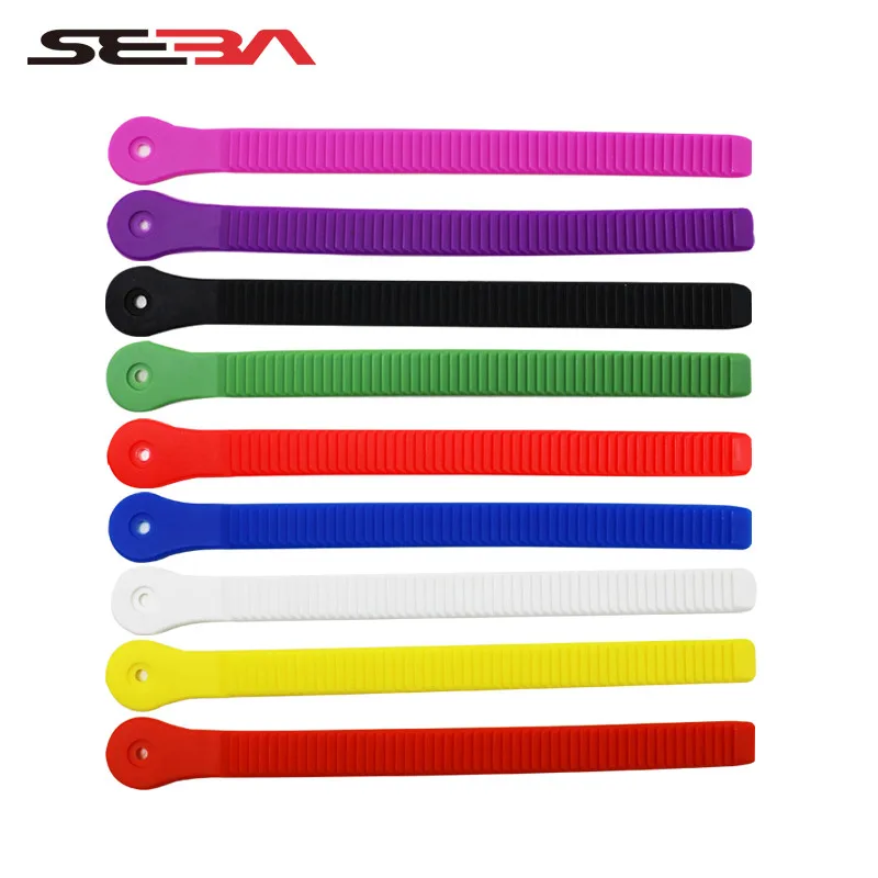 200mm 14.5mm Upper Tighten Energy Tape for SEBA IGOR Inline Skates Repair Parts PU Strap Black White Red Blue Pink Green 2pcs