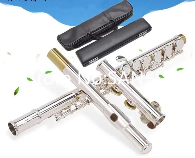 High Quality Flute instrument 471 211 271 312 411 Multiple model Silver 16 17 Hole open or closed holes High Quality with Case