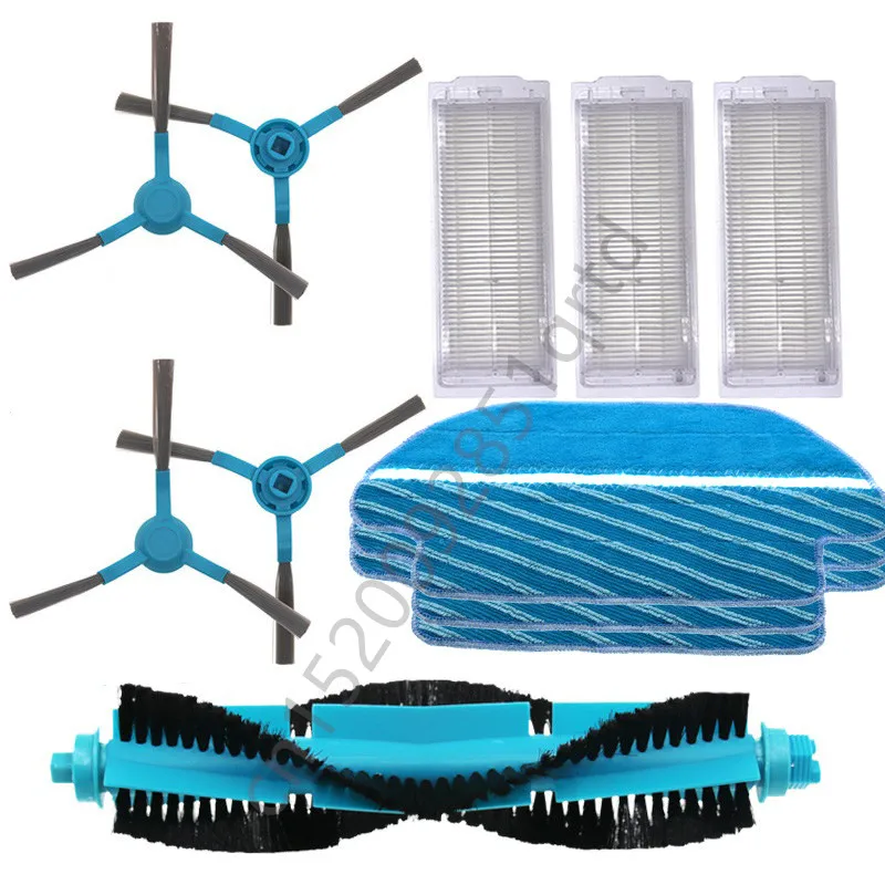 فرشاة الرئيسية هيبا تصفية الجانب فرش ممسحة القماش ل شاومي STYJ02YM Conga 3490 Viomi V2 برو V-RVCLM2 روبوت مكنسة كهربائية أجزاء