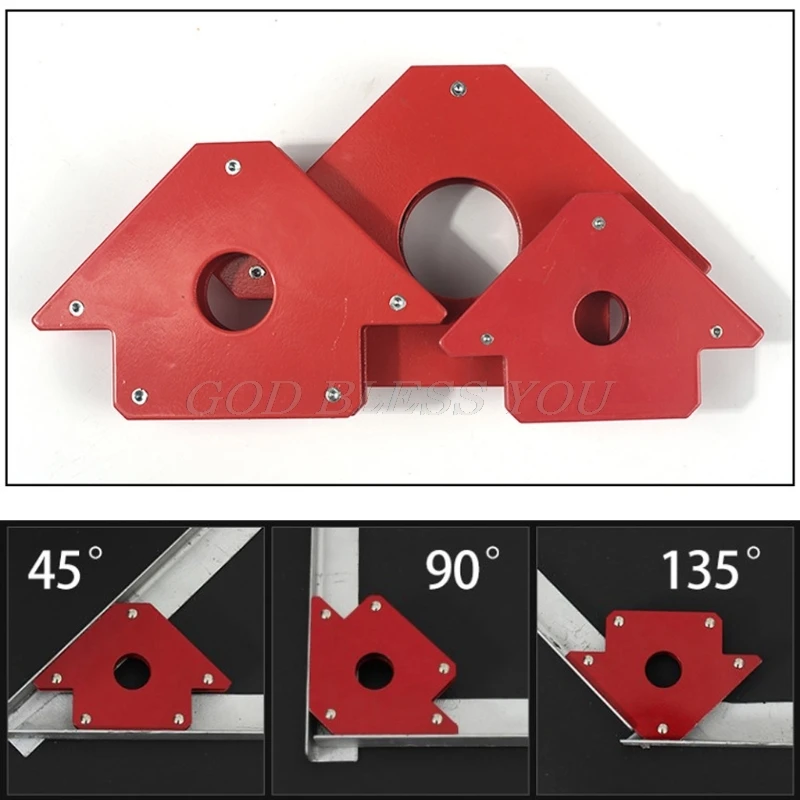 Strumento di saldatura del saldatore dell\'arco di 3 angoli del morsetto del supporto della saldatura della freccia magnetica 25Lb nuovo trasporto di