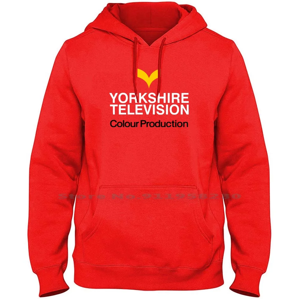 Yorkshire Tv Channel Hoodie Sweater 6XL Big Size Cotton Yorkshire Channel Vision Region Legend Cinema Music York News Anne End