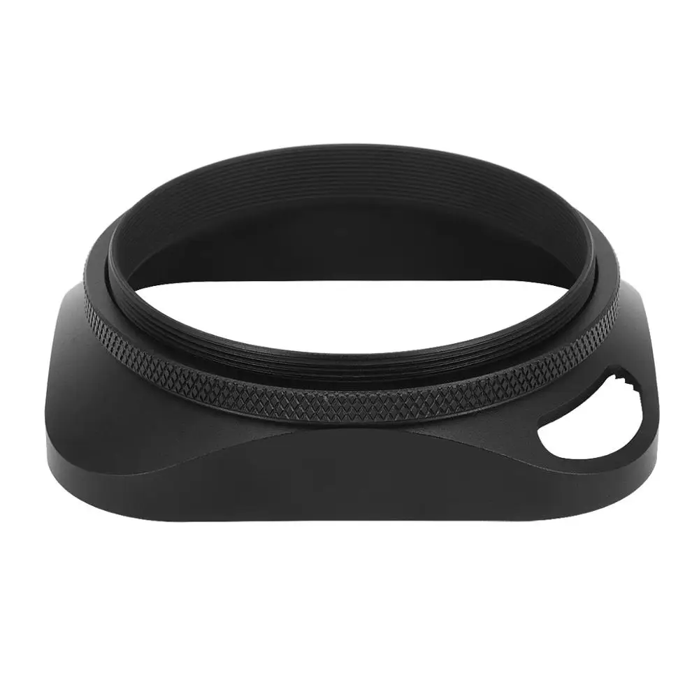 Haoge 58mm kwadratowa przykręcana osłona obiektywu do aparatu Leica dalmierz z obiektywem E58 czarny