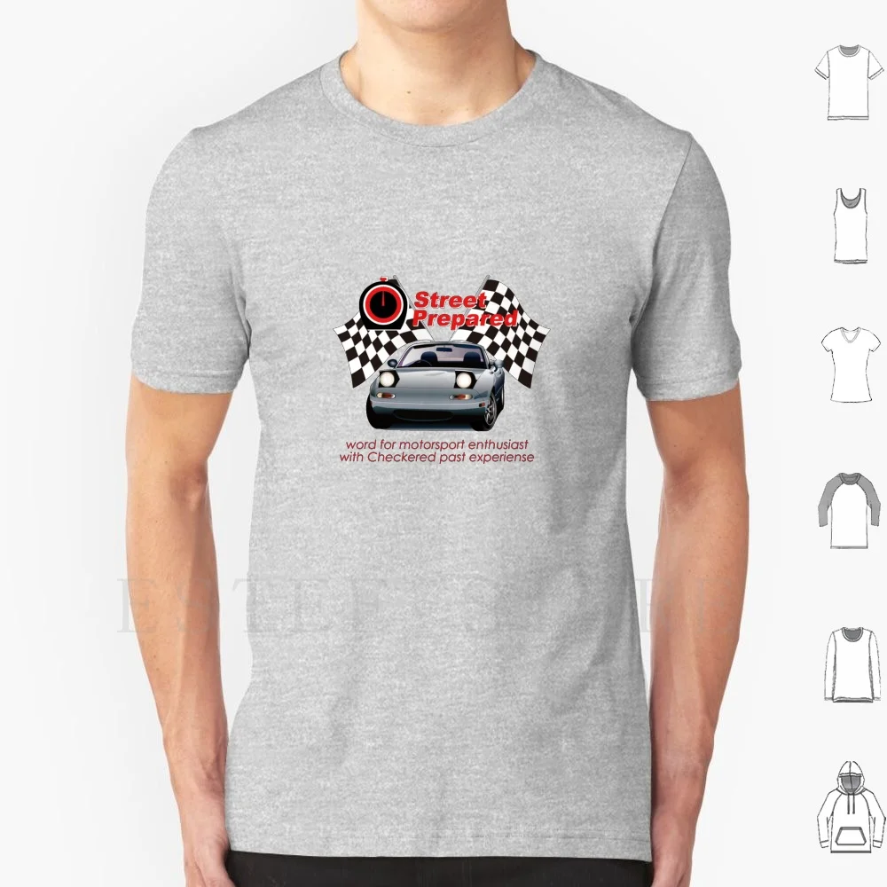 Japanese Classic Roadster T Shirt Men Cotton 6xl Miata Roadster Na6 Racing Vintage Auto Car Bike Motorcycle Abarth