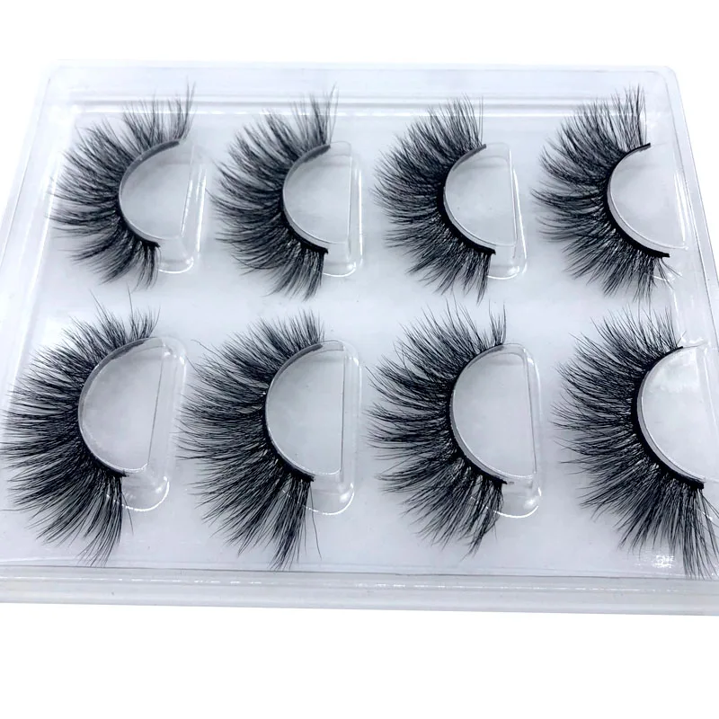 Neue 6 Paar 10–25 mm künstliche Wimpern, 100 % Nerzwimpern, Nerzwimpern, natürliche dramatische Volumenwimpernverlängerung, falsche Wimpern – Detail 17