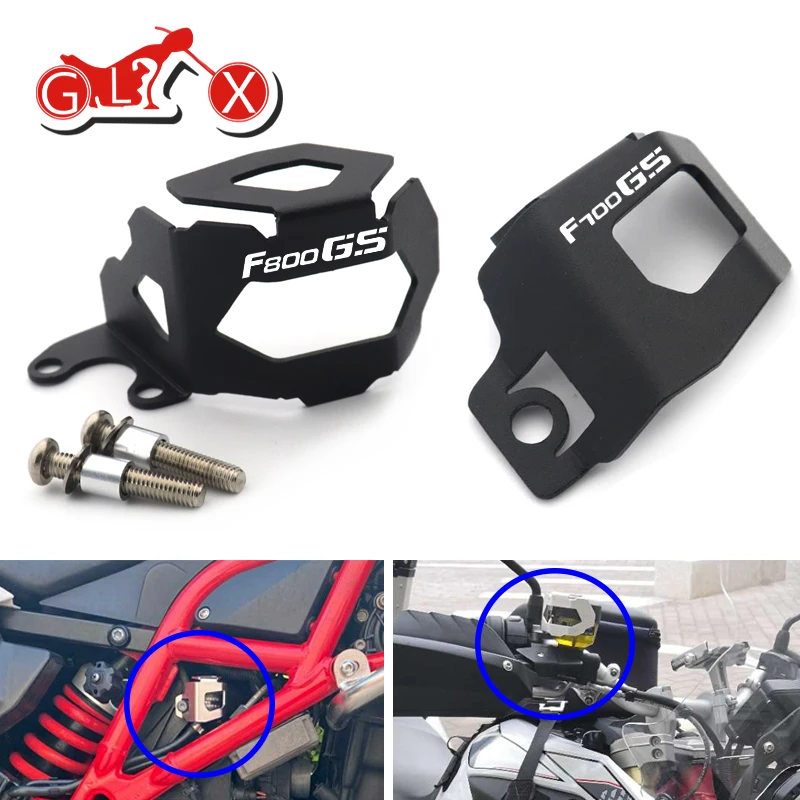 

For BMW F850GS F750GS F 750GS 850GS F 750 850 GS ADV 2013-18 Accessories Front Rear Brake Fluid Cover Reservoir Guard Protective