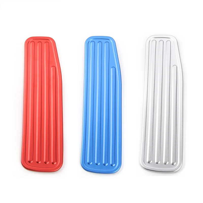 Car Styling Left Foot Rest Pedals Cover Car Break Pedal Pads for Chevrolet Camaro 2017+ Aluminum Anti-Slip Pedal Trim Interior