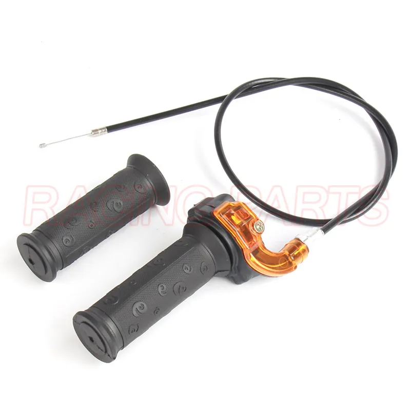 Gas Carburetor Throttle Cable Twist Handle Grips For 2 Stroke 47cc 49cc Mini Moto Dirt ATV Quad Super Pocket Bike image 2