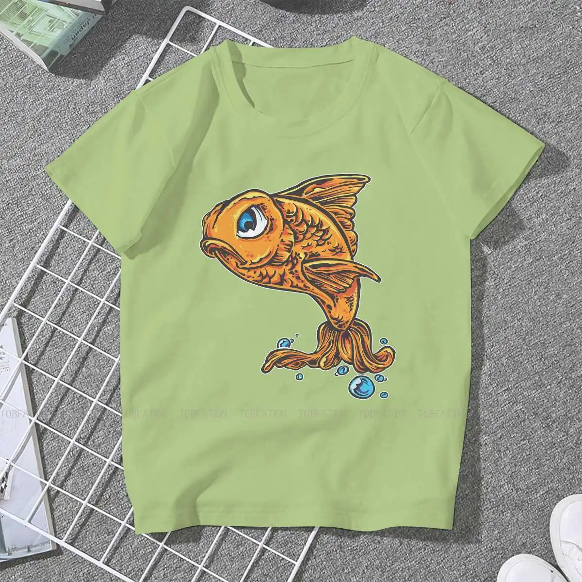 Fish Out of Water Ocean Cute Casual Games TShirt for Woman Girl Essential 5XL Leisure Tee T Shirt Novelty Loose