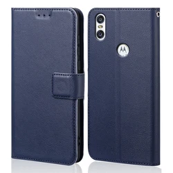 For Motorola One Case Wallet Leather Phone Case for Motorola MOTO P30 Play Case Flip Cover Back Bag