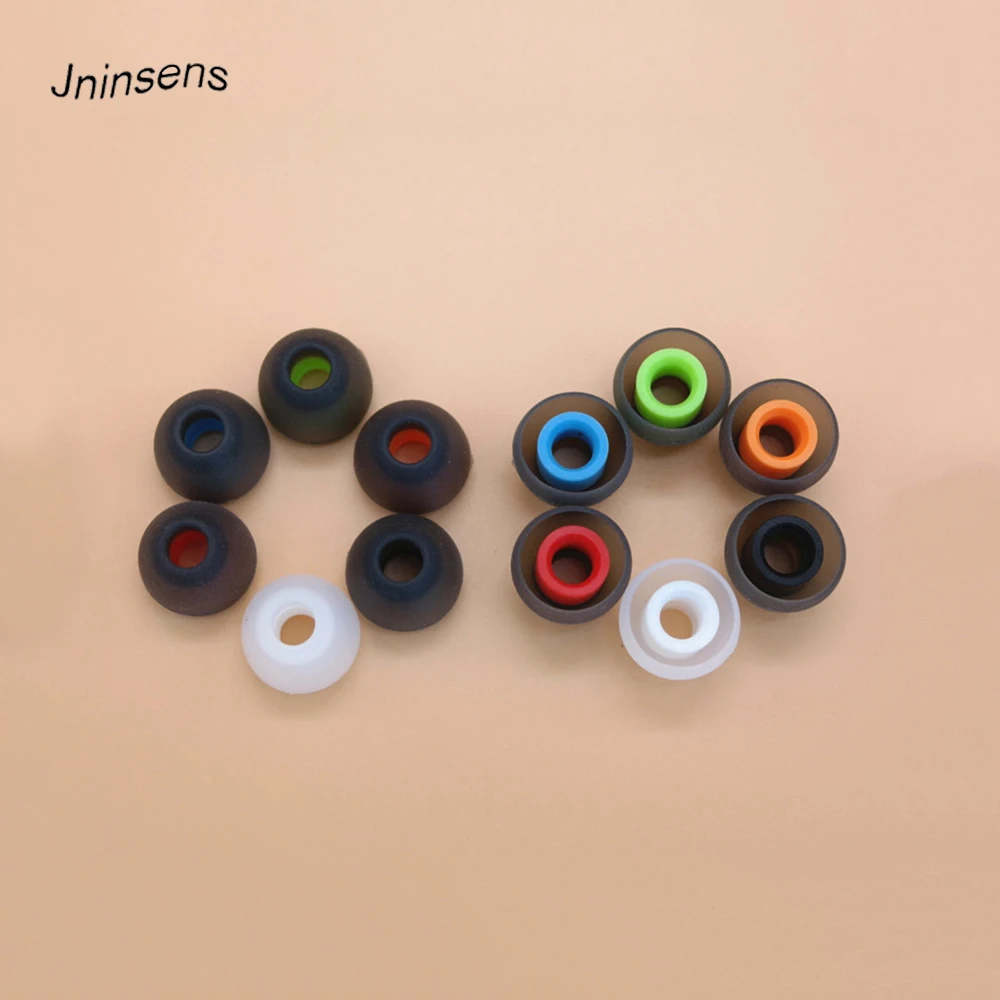 

6 Pairs/set 4.5mm Silicone Earbuds Eartips Earplugs Cushion Replacement Headphone Ear Buds Tips For in-ear Earphone