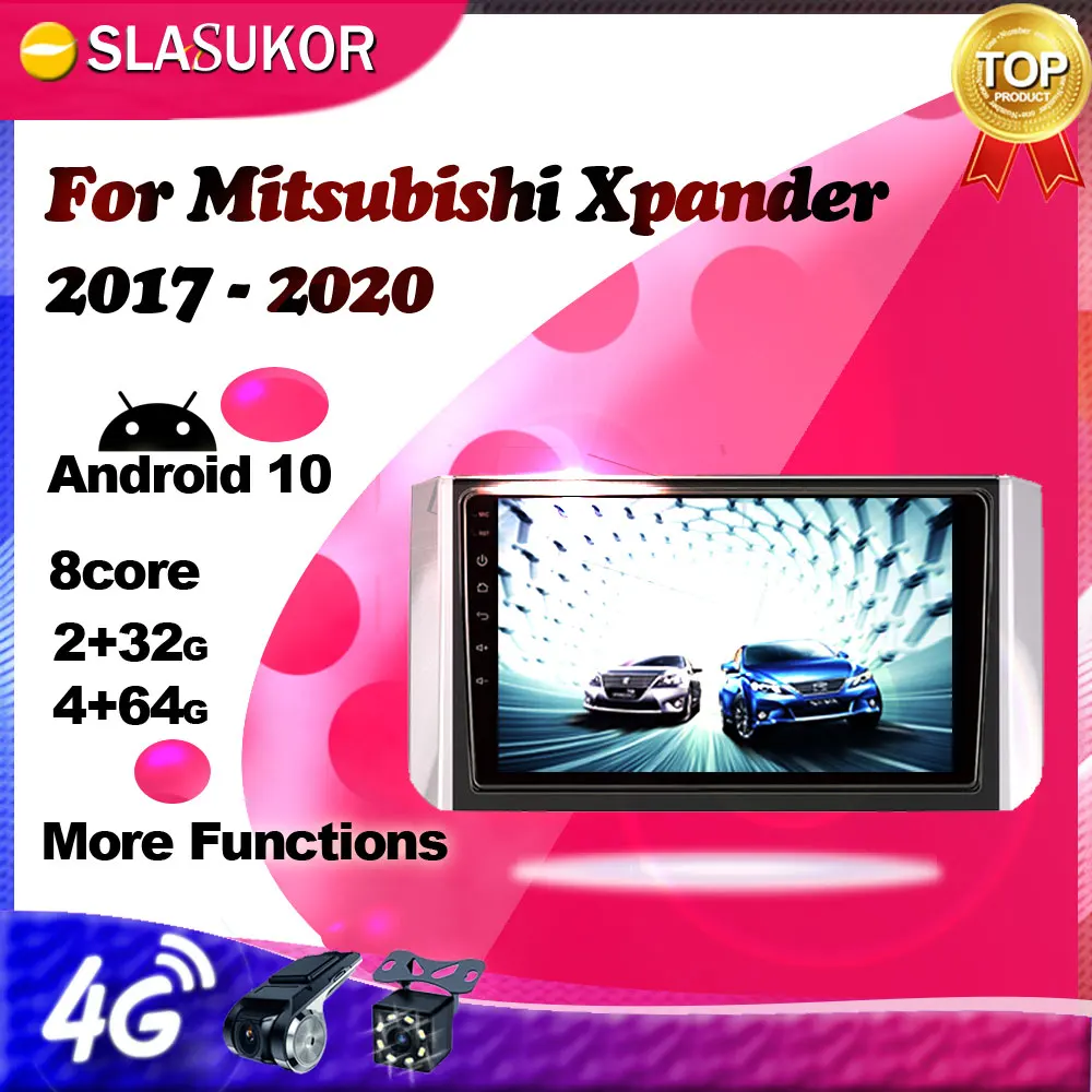 

Android 10 Multimedia Player For Mitsubishi Xpander 2017 2018 2019 2020 Navigation GPS 2G+32G 4G Car Radio Keine No 2din 2 Din