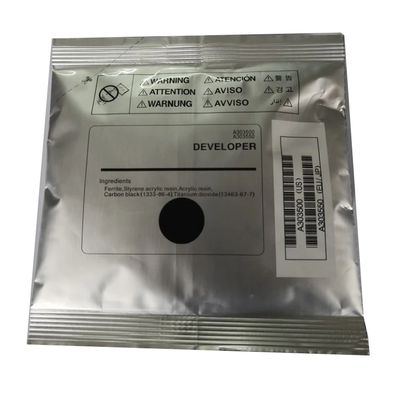 Civoprint 2Pcs DV411 black Developer powder For Konica Minolta bizhub 223 283 363 423 7828 300g/bag A202500 Black