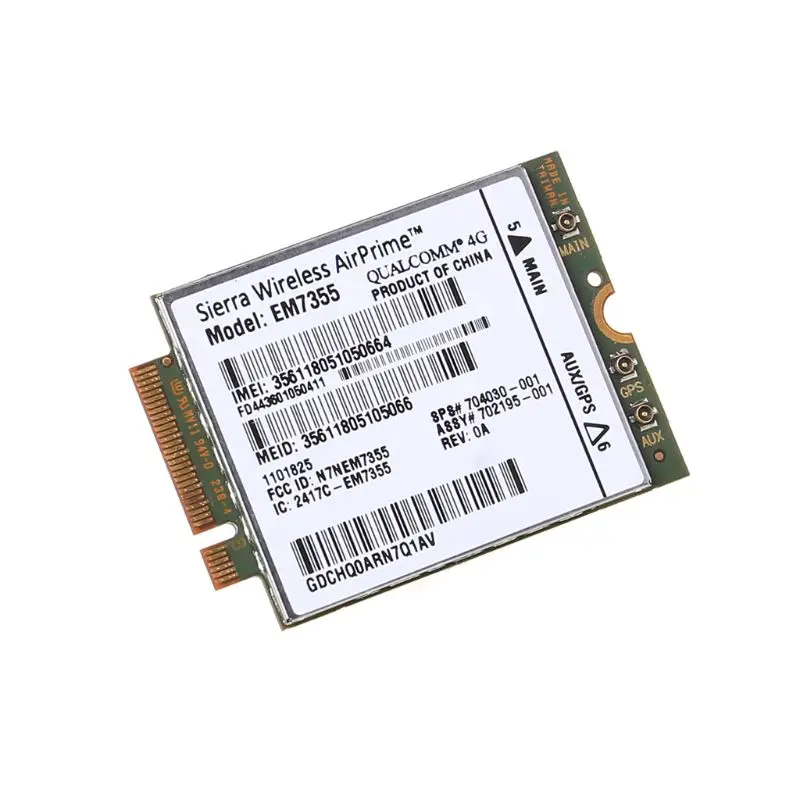 Mở Khóa Gobi5000 Sierra Airprime Không Dây Em7355 Lte Evdo/Hspa Wwan Ngff 4G Module Cho Hp Elitebook 820 840 G1