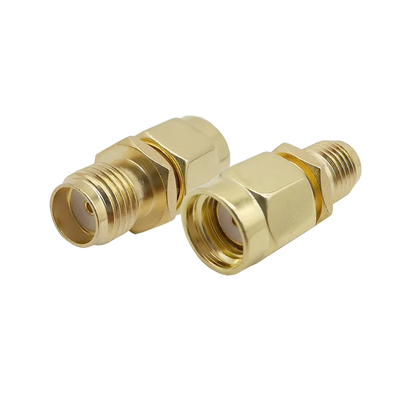 Allishop Rf Sma Connector Sma Vrouwelijk Naar Rp Sma Male Plug Connectors Adapter Vergulde Rechte Coax Rf Adapters