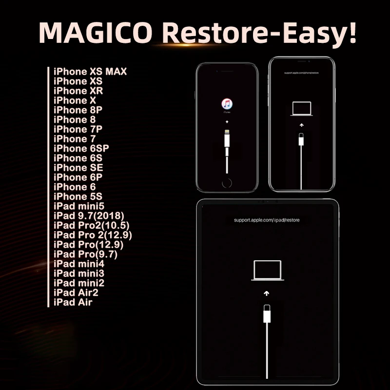 Enter recovery mode directly Cable GO Start DUF no need tedious key operation to enter recovery mode directly ipone repair tool