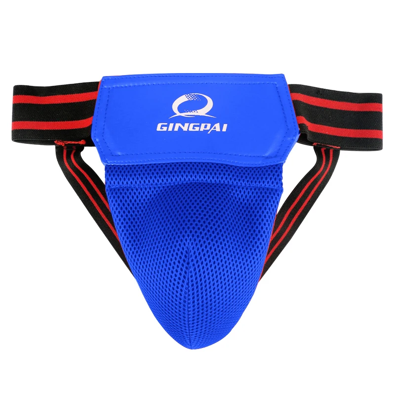 Adult Male Sanda Crotch Guard Protector Taekwondo MMA Groin Protector Kick Boxing Protection Guard Men Jockstrap