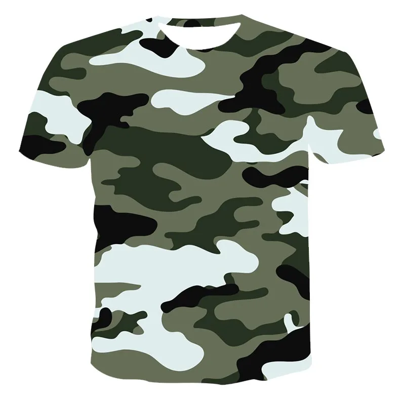 

2020 Men Clothing camouflage 3D T shirt Men Streetwear Short Sleeve Tees Tops Beautiful Male Clothes Casual 3D Print T Shirts