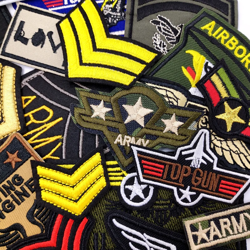 26Pcs/Lot Love Patch Ebroidered Applique Fabric Garment Apparel Accessories Embroidery Badges