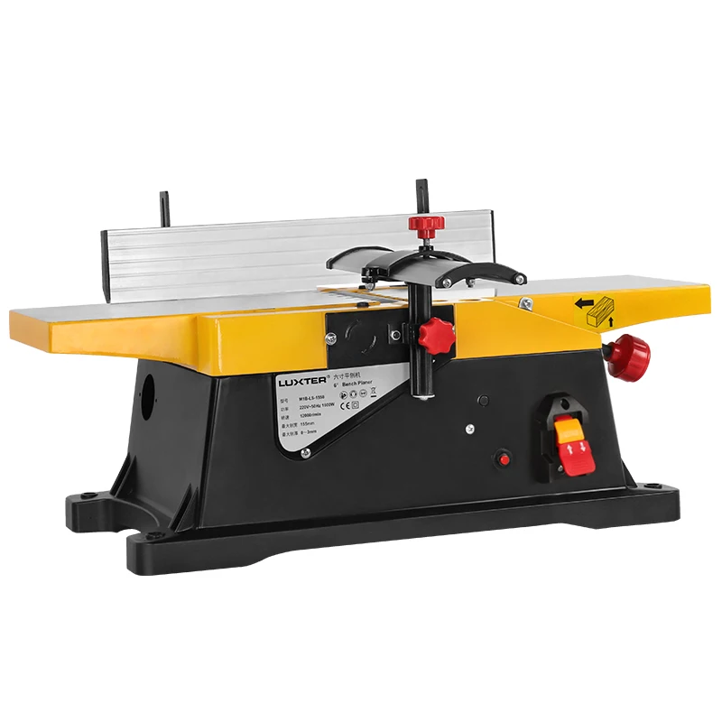 LUXTER 1800W Electric Wood Thicknesser Planer Multifunctional For Woodworking Wood Jointer