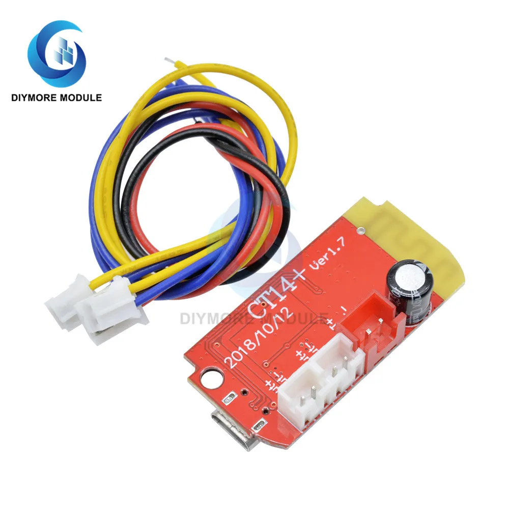 diymore DC 3.7V 5V 3W Digital Audio Amplifier Board Dual Plate Bluetooth Speaker Modification Sound Music Module Micro USB