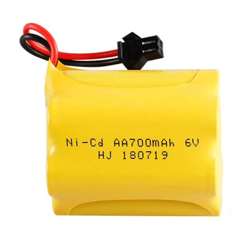 6V AA 700mAh NICD Battery with USB Charger For RC Cars Robots Tanks Truck Gun Boats Battery Pack SM Plug