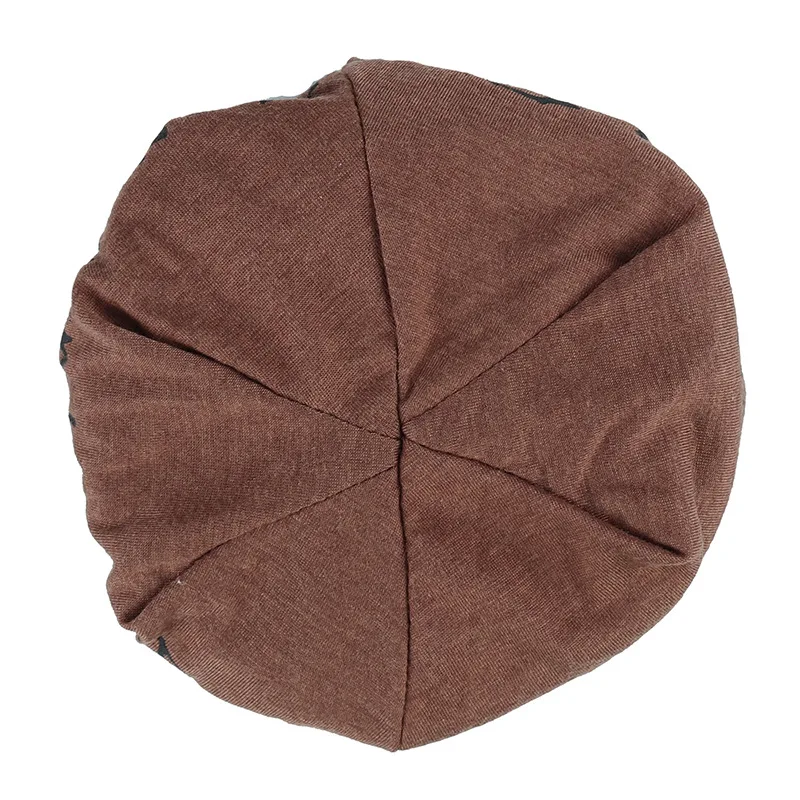 Men Women Winter Knitted Windproof Warm Letter Printing Hip-Hop Cap Fold Black Cotton Breathable Punk Hat K35 image 6