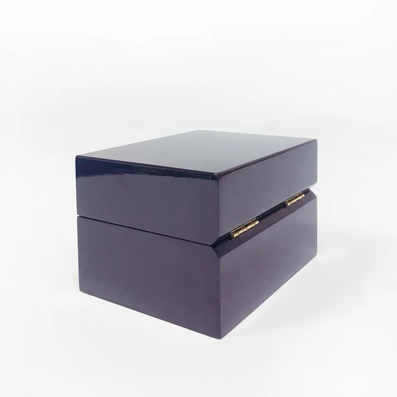 กล่องวิดีโอหน้าจอ LCD 4.3นิ้วทำเองวัสดุไม้สำหรับบรรจุภัณฑ์นาฬิกาเดี่ยว