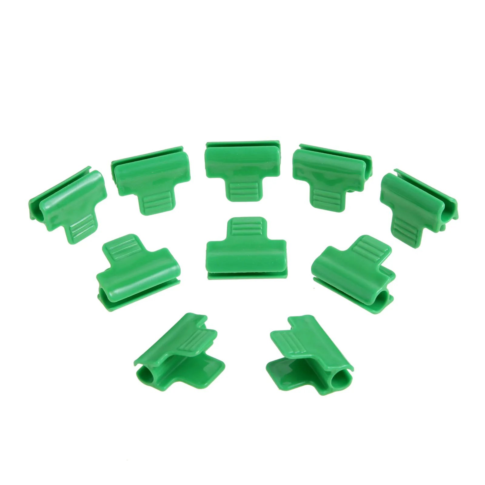 10Pcs 11mm Pipe Clamps Greenhouse Film Frame Vegetable Fruit Cover Insect Net Shelter Sunshade Net Fixing Clamp Clip Garden Tool