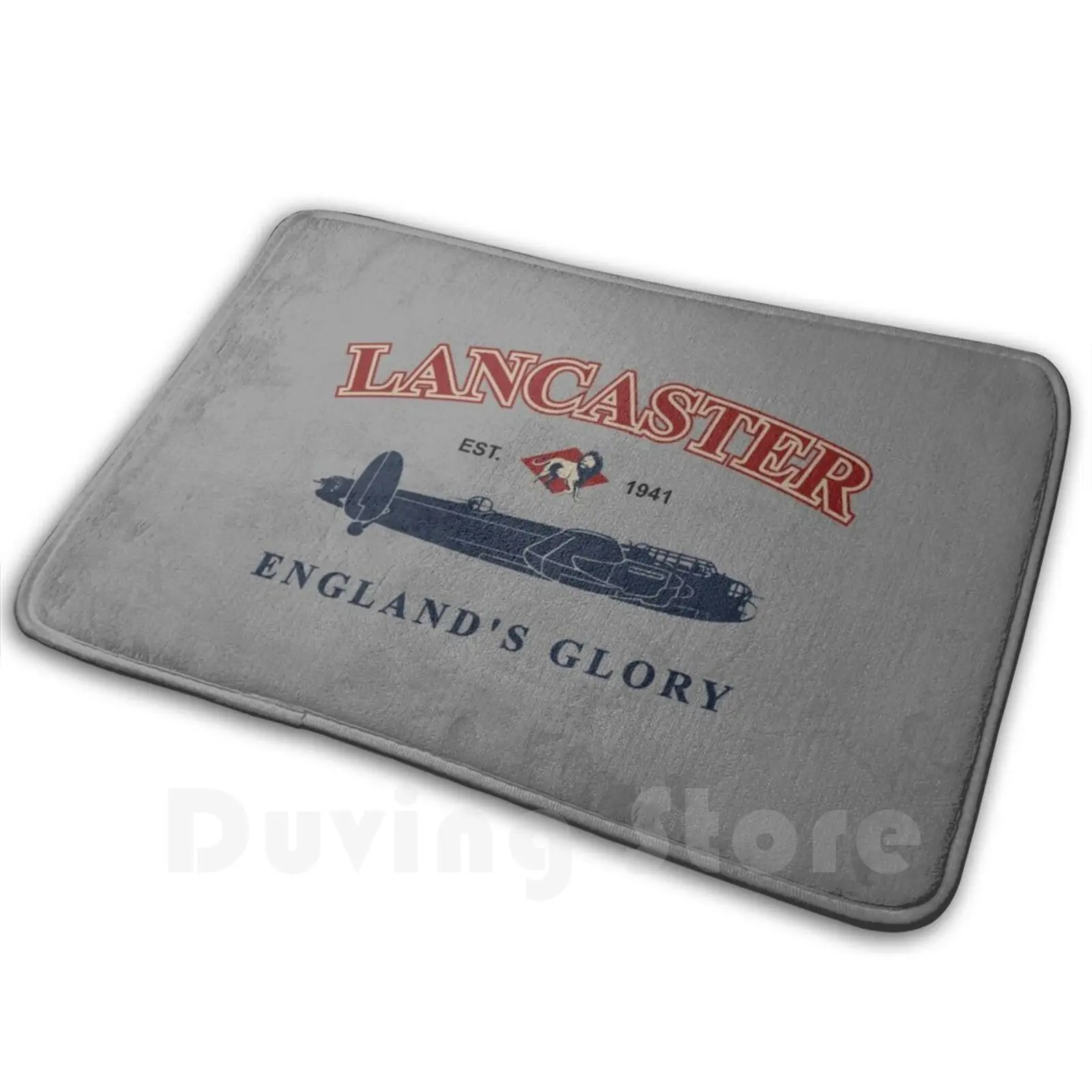 Ww2 Lancaster Bomber Carpet Mat Rug Cushion Soft Royal Air Force Bomber Command Bomber Harris Dam Busters Famous