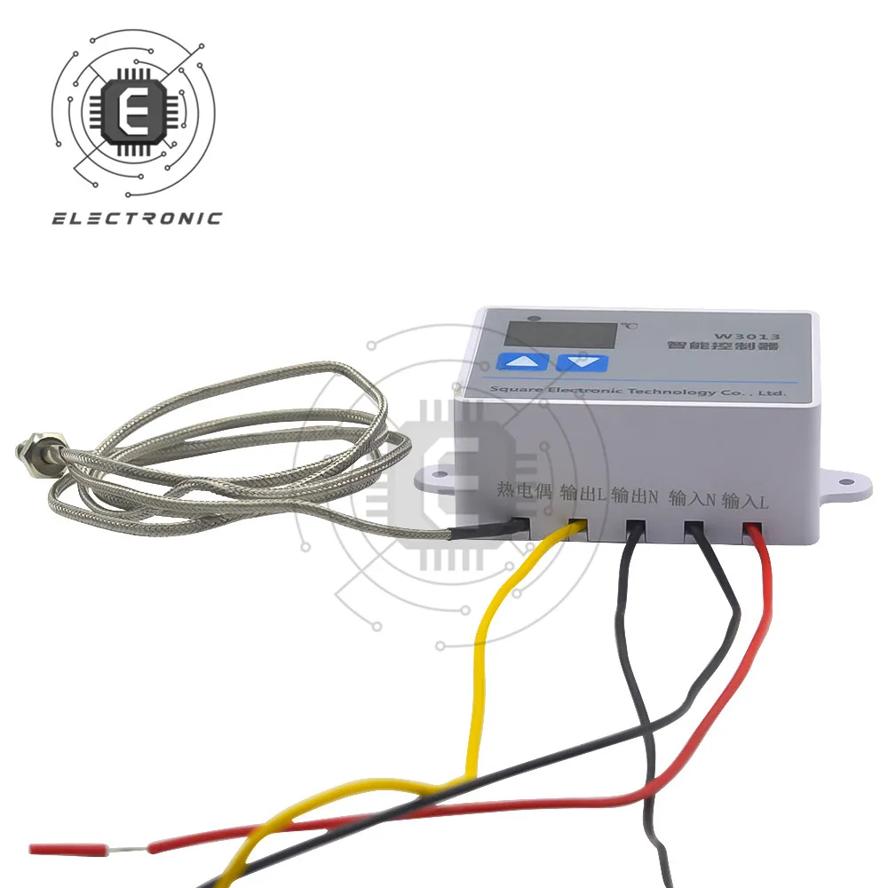 W3013 Bộ Điều Khiển Nhiệt Độ Kỹ Thuật Số Máy Vi Tính Bình Giữ Nhiệt Chuyển Đổi Đầu Đo 110V 220V Đa Chức Năng Kiểm Soát Nhiệt