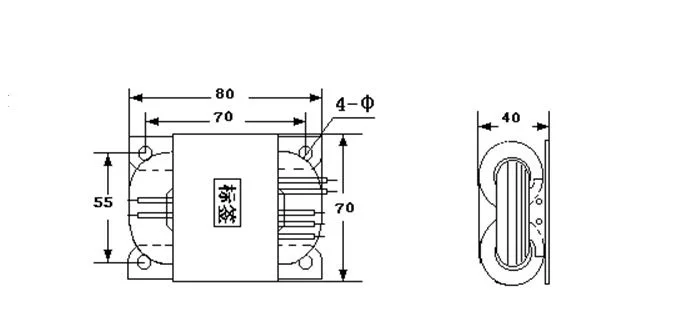 30 W R-Kern-Audiotransformator 30 VA 100 V + 14 V Leistungstransformator für SHURE MM Phono-Vorverstärker – Detail 4