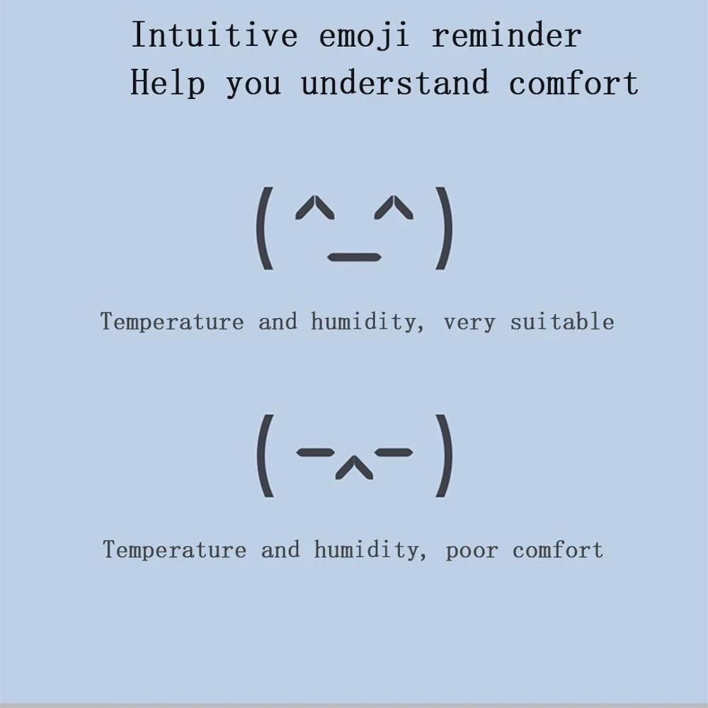 Youpin miaomiaoce MMC Screen LCD Large Digital display Thermometer Hygrometer Temperature Humidity Sensor from Youpin