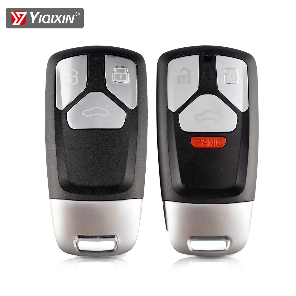 

YIQIXIN 3 /4 Buttons Smart Remote Car Key Shell For Audi A3 A4 A4L A5 A6 A8 Quattro Q5 Q7 S5 SQ7 2017 UP TT 2016 Accessories