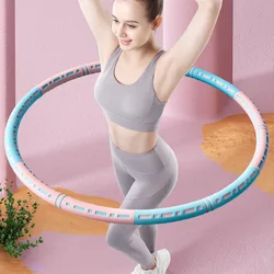 Gym Hoops Sport Fitness Tool Tube Stainless Steel Elastic Thickened Foam Detachable Skin-Friendly Waist Weight Loss Hoola Circle