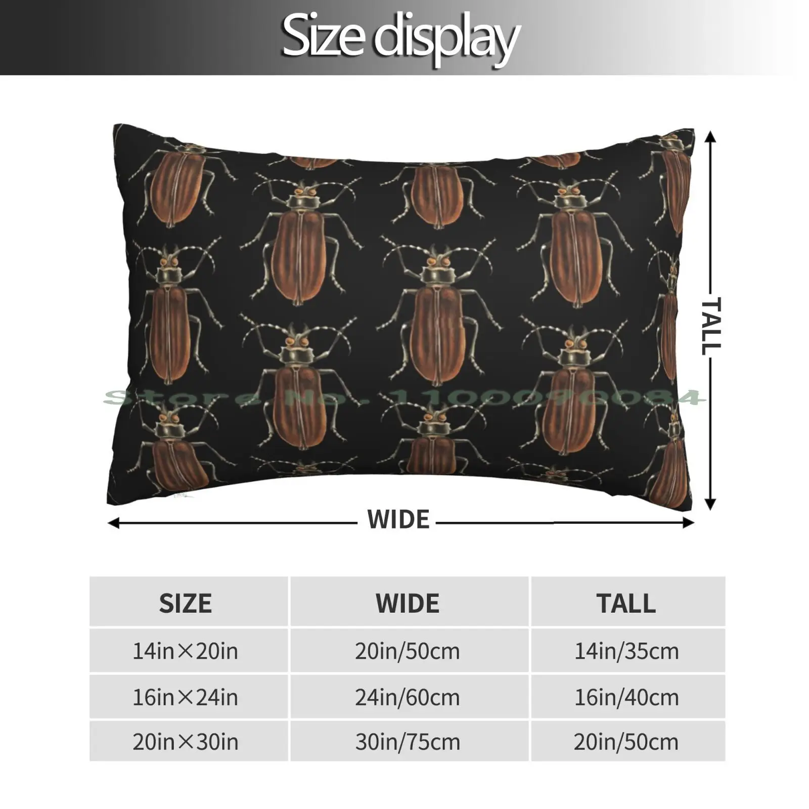 Beetle Vintage Colorful Pillow Case 20x30 50*75 Sofa Bedroom Windsurf Kitesurf Stand Up Paddle Sea Beach Skull Sail Wing