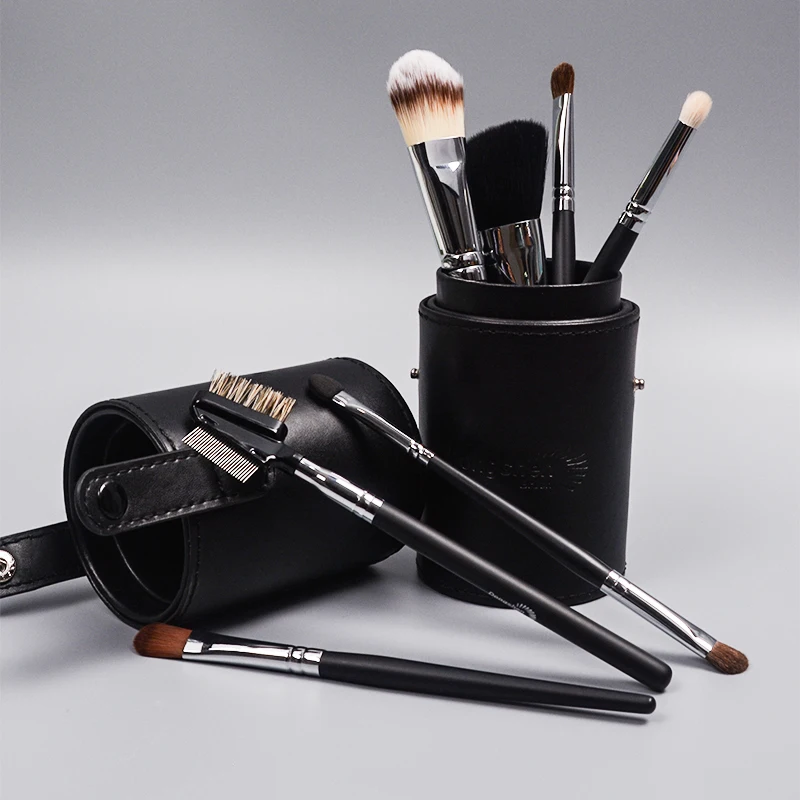 7Pcs Makeup Brush Set Makeup Concealer Brush Blush Loose Powder Brush Eye Shadow Highlighter Blending Beauty Soft Make Up Tools