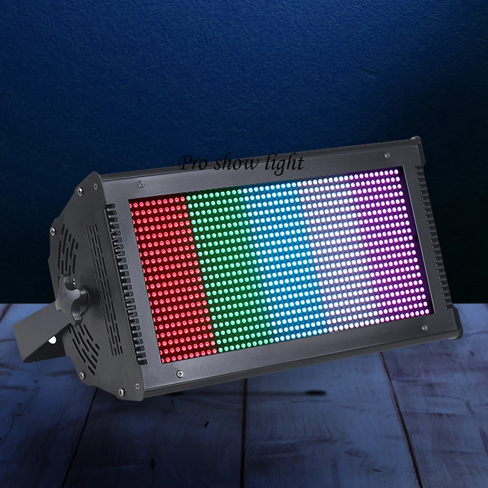 Hoge Helderheid Rgb DMX512 Professionele Stage Led Strobe Licht Led Publiek Blinder Verlichting 8 Roll Kleur Pixel Chase Veranderende