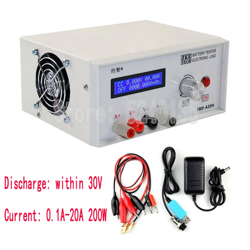 EBD-A20H Electronic Load Battery Capacity Power Supply Charging Head Tester Discharging Equipment Discharge Meter Instrument